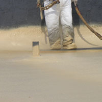 seamless, protective Juno foam roofing